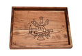 Firefighter Scramble Solid Wood Bar Tray