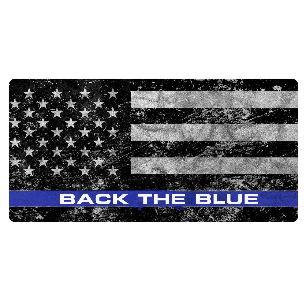 Back the Blue American Flag Decal