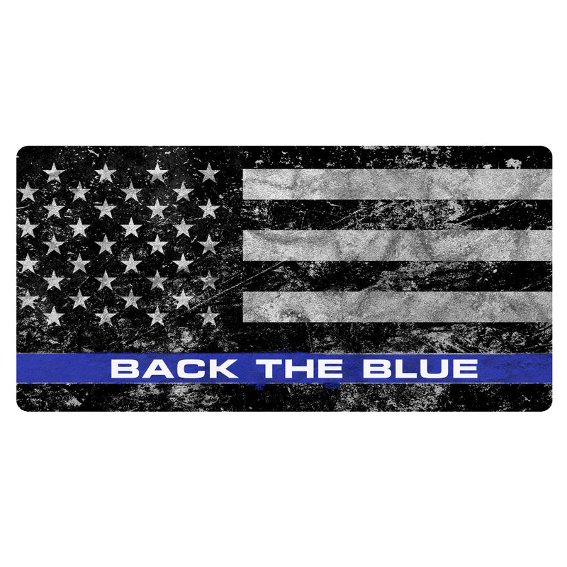 Back the Blue American Flag Decal