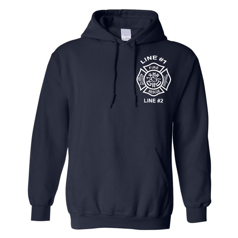 Customized Fire Rescue Hoodie