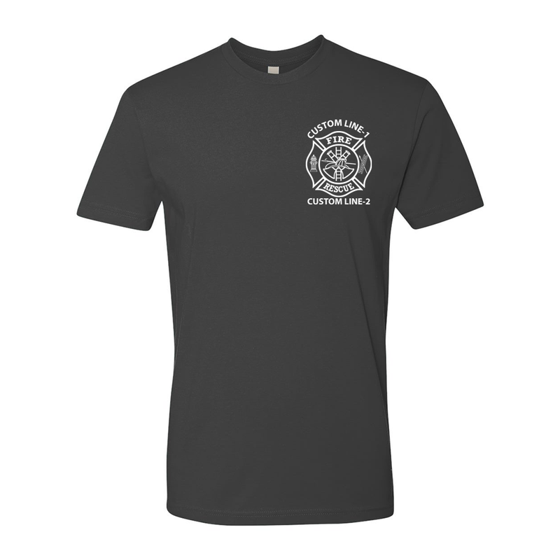 Customized Fire Rescue Premium Duty T-Shirt