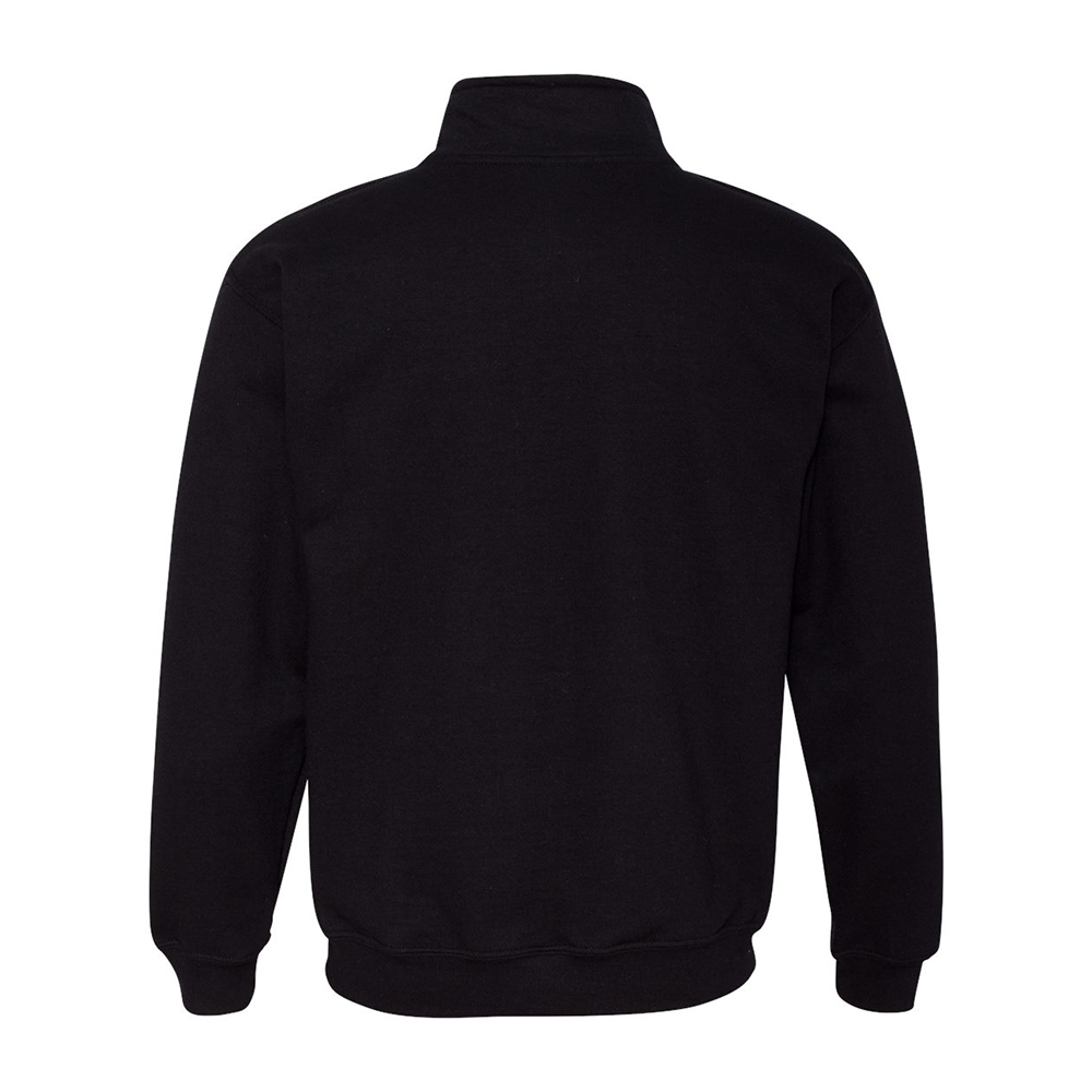 Customized Classic Quarter Zip Job Shirt with Crossed Axes Embroidery ...