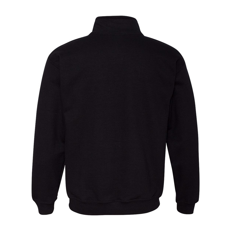 Customized Classic Quarter Zip Job Shirt with Maltese Embroidery 