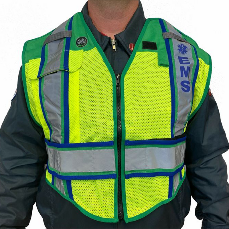 EMS Star of Life Traffic Safety Reflective Vest