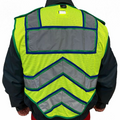 BLANK UltraBright 6-Point Breakaway Public Safety Vest EMS GREEN BLUE