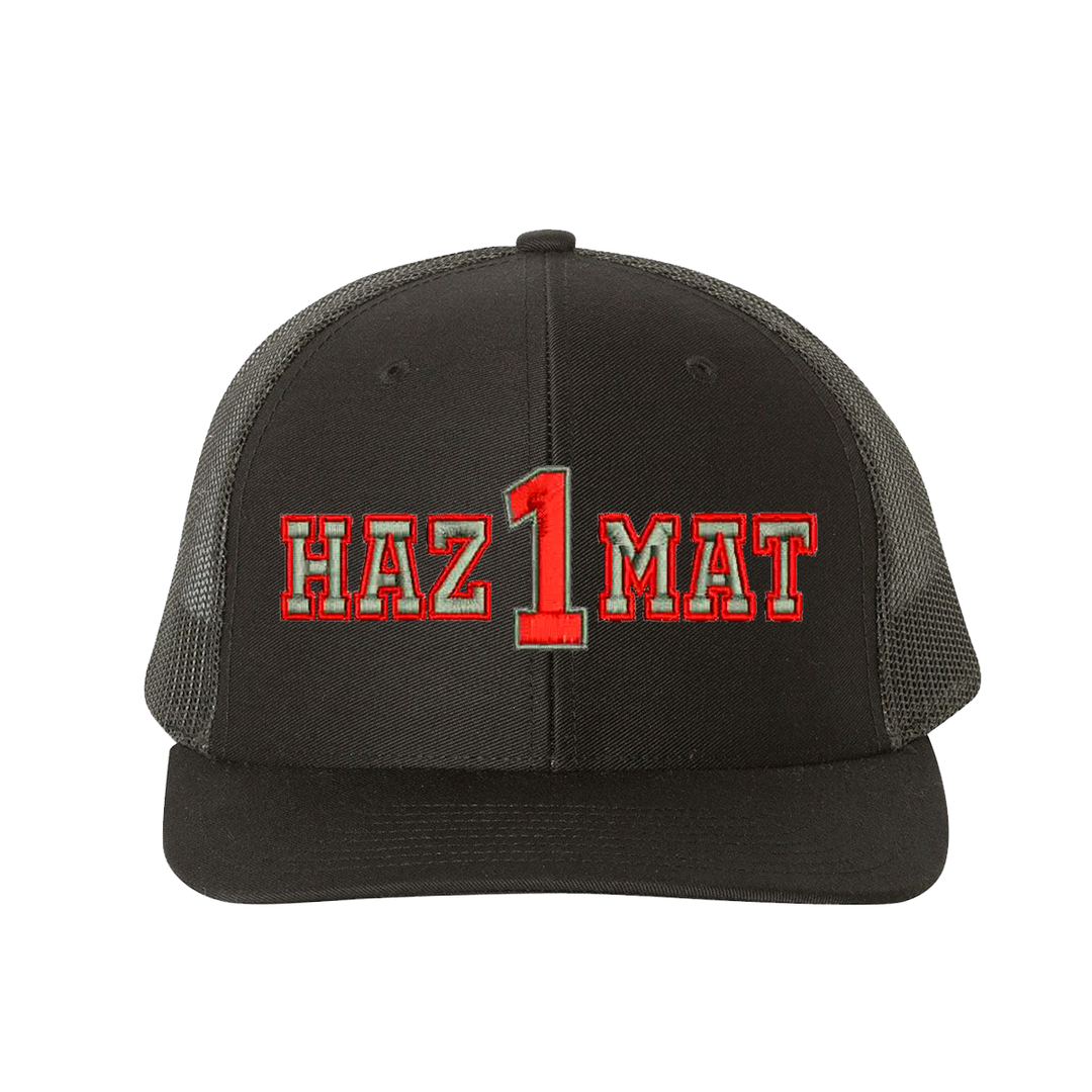 Hat Mat Color Personalized Haz Mat Snapback Trucker Hat – Firefighter.com