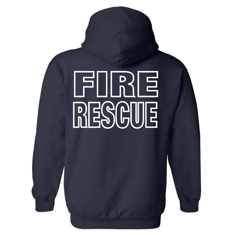 Customized Fire Rescue Hoodie