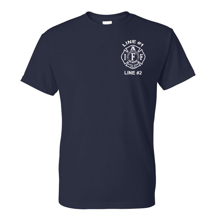 Classic Style 100% Cotton IAFF Customized Duty Shirt