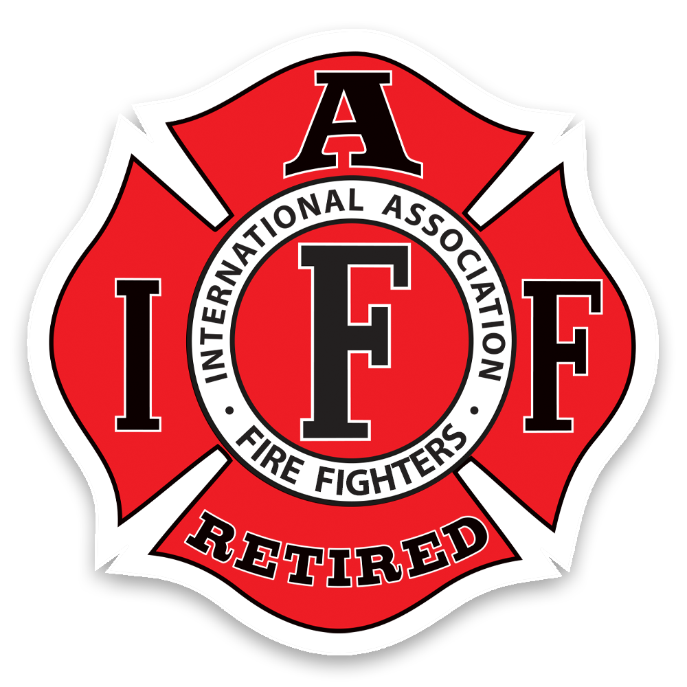 IAFF Retired Decal