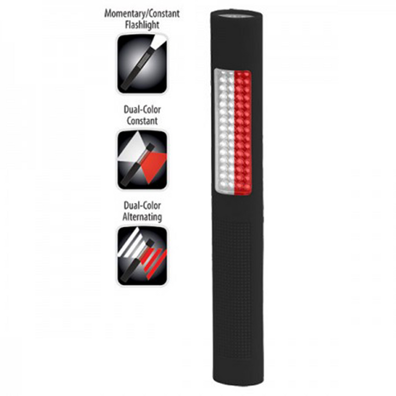 Nightstick LED Safety Light / Flashlight in Alternating Red/White Kit