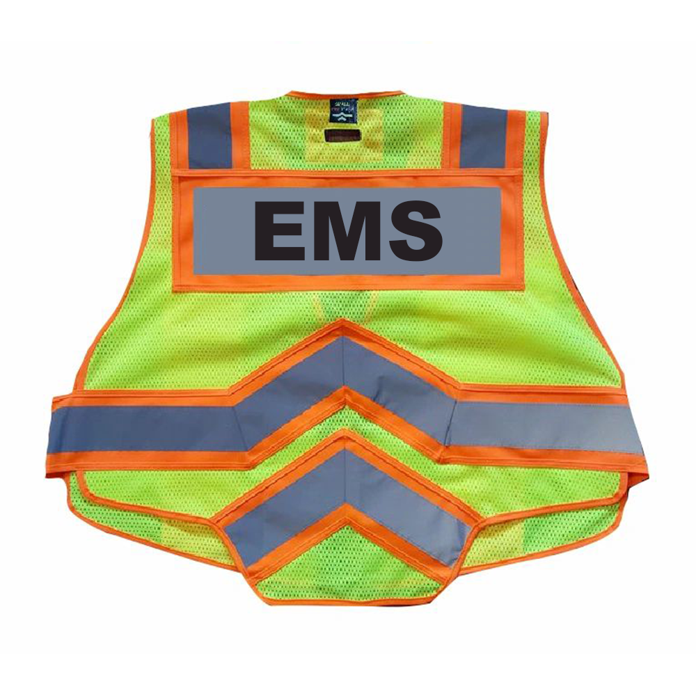 EMS UltraBright 6-Point Breakaway Public Safety Vest Orange