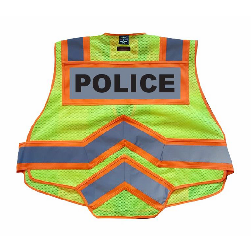 POLICE UltraBright 6-Point Breakaway Public Safety Vest Orange