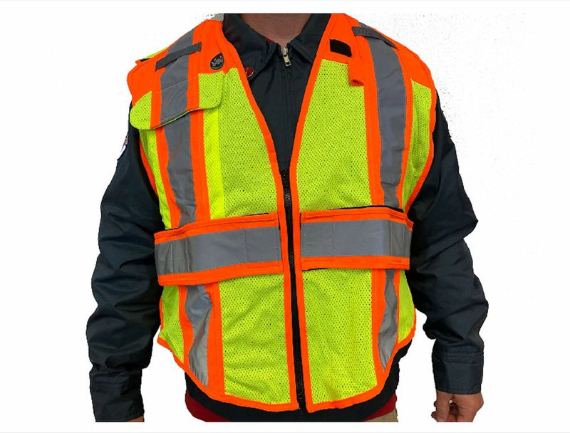 Ultra Bright Performance Public Safety Vest in Orange