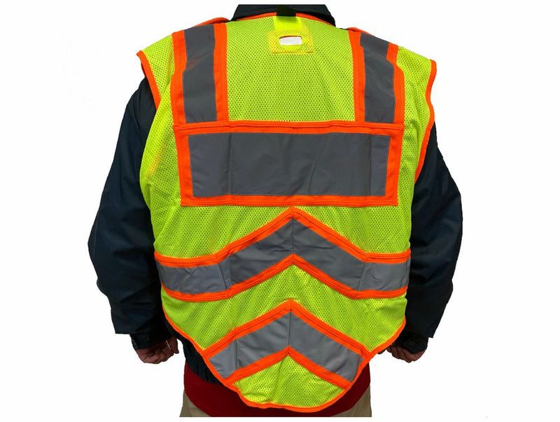 Reflective First Responder Safety Vest in Orange