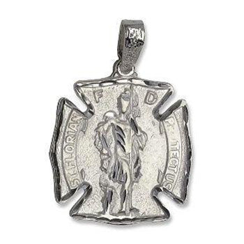 Sterling Silver St Florian Charm Firefighter Gifts