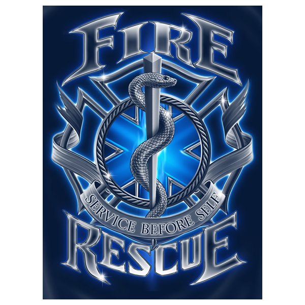 Fire Rescue Service Before Self Tshirt