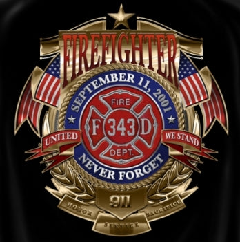 Firefighters Never Forget T Shirt