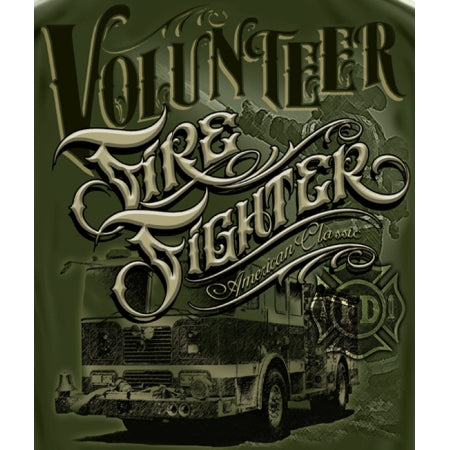 American Classic Volunteer Firefighter Tshirt