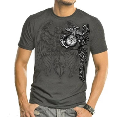 Marines Foil Stamp Eagle Foil Tshirt