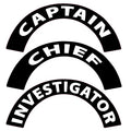 Black Helmet Crescent Rank Decals