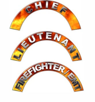 All Positions Fire Helmet Crescent Decals