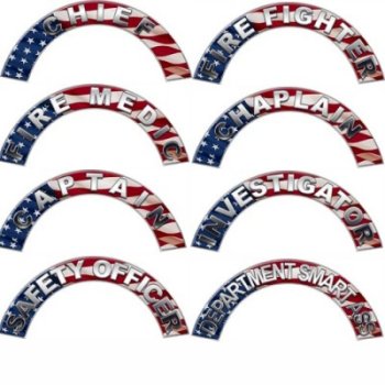 All Positions Flag Helmet Crescent Decals