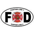Custom Oval Member Decal