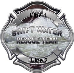 Custom Swift Water Rescue Decal