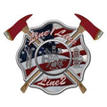 Custom  Axe and Flag Maltese Decal