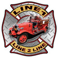 Custom Antique Truck Diamond Decal