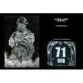 Personalized Firefighter VENT Print