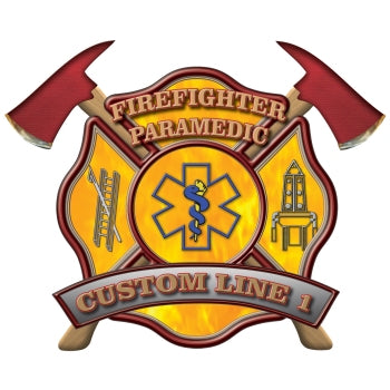 Custom Rank Decal - FF Paramedic