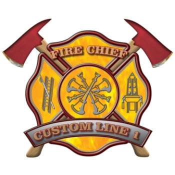 Custom Rank Decal - Fire Chief