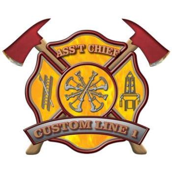 Custom Rank Decal - Asst Chief