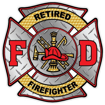 Retired Firefighter Decal