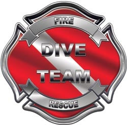 Dive Team Maltese Cross Decal