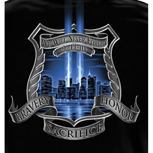 Police  Bravery Honor Sacrifice Hoodie