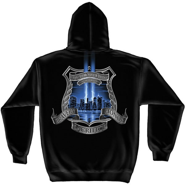 Police  Bravery Honor Sacrifice Hoodie