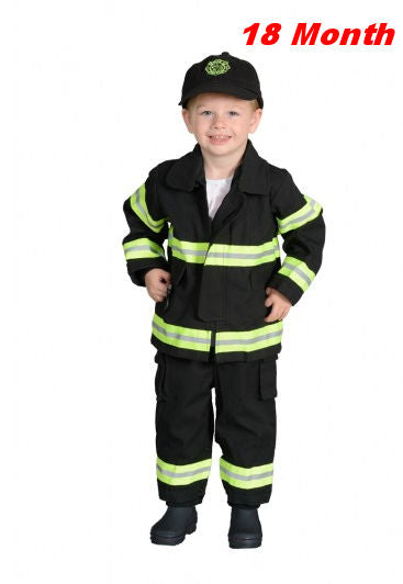 Jr Firefighter Bunker Gear Black