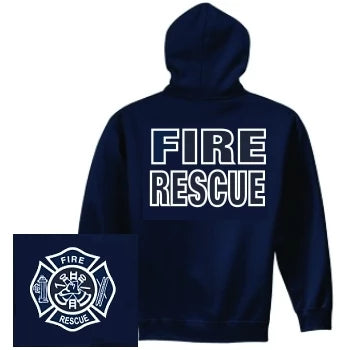Fire Rescue Hoodie Firefighter Gifts