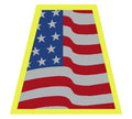 Waving Flag Helmet Tetrahedron Decal