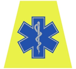 Star of Life Helmet Tetrahedron Decal