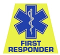 First Responder Tetrahedron Decal