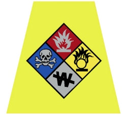 Hazmat Helmet Tetrahedron Decal