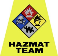 Hazmat Team Helmet Tet Decal