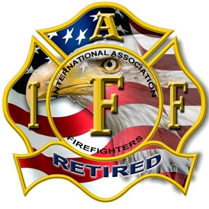 Retired IAFF Eagle Decal