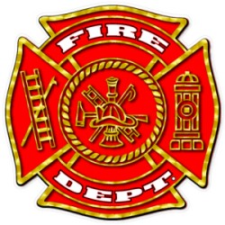 Fire Dept Maltese Decal