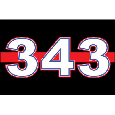 Thin Red Line 343 Decal