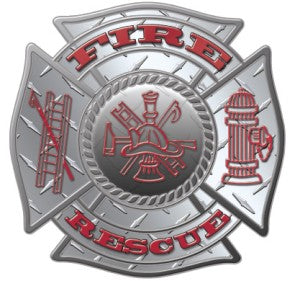 Diamond Fire Rescue Decal