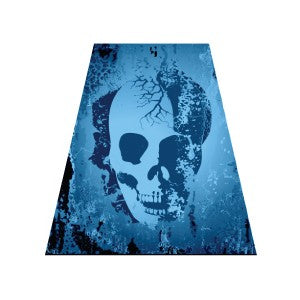 Blue Skull Tet Decal